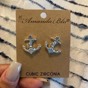 Amanda Blu anchor earrings